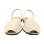 Sandals 3915 Leather Milky Beige