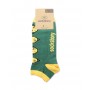 Paella Green Ankle Socks