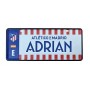 Atlético de Madrid Personalised License Plate With Your Name