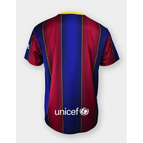 Producto con Licencia FC 100% Poliéster Talla niño 8 años Dorsal 9 Memphis Barcelona Conjunto Camiseta y pantalón Replica 1ª EQ Temporada 2021/22 