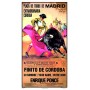 Cartel de Toros Personalizado Finito de Córdoba, Tu Nombre y Enrique Ponce