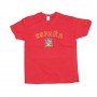 Camiseta España Escudo Oficial Bordado sobre Tejido Algodón