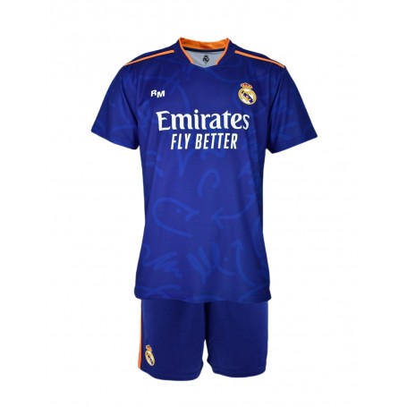 Real Madrid Conjunto Niño Camiseta Segunda Equipación 21-22