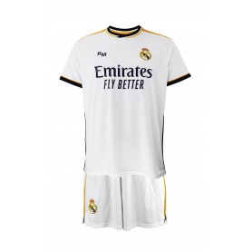Equipación adidas Real Madrid niño 23-24 blanco