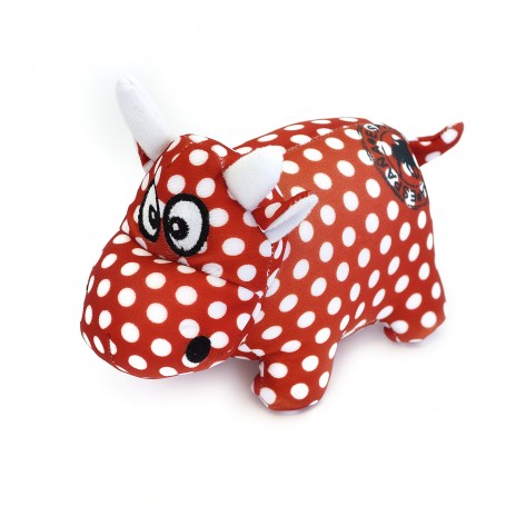 Peluche Toro Español Lunares Flamencos 19 cm
