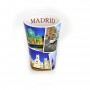 Ceramic Cup Glass Madrid Postcards