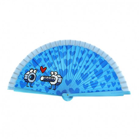 Hand Fan Kukuxumusu Enrosque Love at first sight