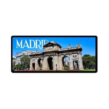 License Plate with Magnet Puerta de Alcalá Madrid