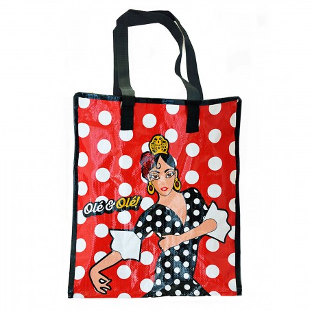 WATERPROOF BAG FLAMENCA - FLAMENCO COLLECTION Souvenir bag from Spain