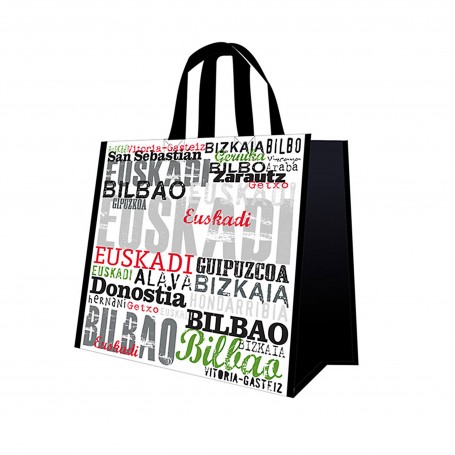 BAG EUSKADI LETRAS - LETRAS COLLECTION - Waterproof bag souvenir from Euskadi.