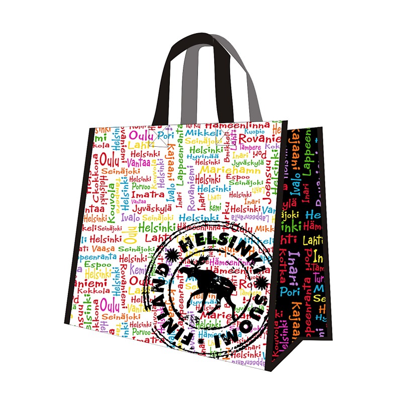 HELSINKI BAG LETRAS COLLECTION Helsinki souvenir waterproof bag.