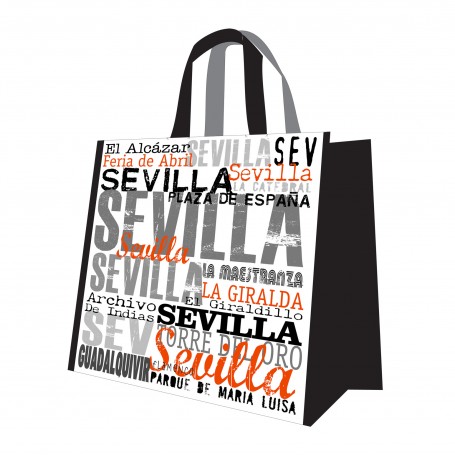SAC SEVILLA LETRAS - COLLECTION LETRAS - Sac étanche souvenir de Séville.