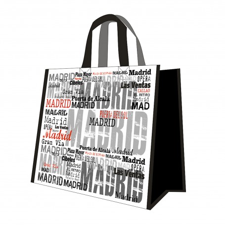 SAC MADRID LETRAS - COLLECTION LETRAS - Sac souvenir étanche de Madrid.