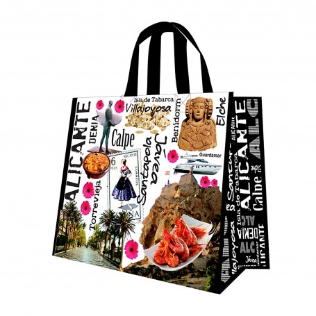 CURRENT ALICANTE BAG - CURRENT COLLECTION - Waterproof souvenir bag from Alicante.