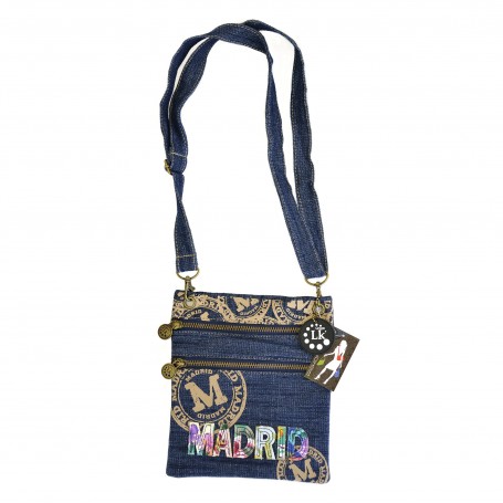 Bolso Pasaporte Madrid Modelo Vaquero Multicolor