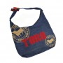 OSBORNE SACK BAG, DENIM MODEL - CANVAS BAG FOR TRAVEL, SHOPPING OR DAILY USE - OSBORNE COLLECTION - Souvenir bag from Spain.