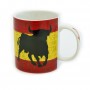 Mug Spain Toro Ruckus Colors of Spanish Flag Ceramic