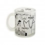 MUG MADRID, TRAZOS COLLECTION - 350ml, GLASS - Souvenir Mug from Spain