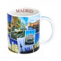 MUG MADRID, COLLECTION CARTES POSTALES, 350ml. - CERAMIC - Mug Souvenir d'Espagne