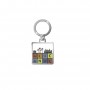 ALICANTE DADOS KEYCHAIN ​​- Cast and enameled metal - Souvenir Keychain from Alicante