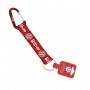 BILBAO KEYCHAIN ​​WITH CARABINER, Red Color - Bilbao Souvenir Keychain
