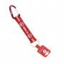 VALENCIA KEYCHAIN ​​WITH CARABINER, Red Color - Valencia Souvenir Keychain