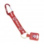 MAHON KEYCHAIN ​​WITH CARABINER, Red Color - Santander Souvenir Keychain