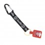SEVILLA KEYCHAIN ​​WITH CARABINER, Black Color - Souvenir Keychain from Seville