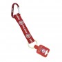 BARCELONA KEYCHAIN ​​WITH CARABINER, Red Color - Barcelona Souvenir Keychain
