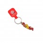 KEYCHAIN ​​SPAIN 2 COLORS - Cast and enameled metal - Souvenir keyring from Spain
