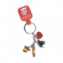 SPAIN KEYCHAIN ​​NATIONAL PENDANT 3 - Bull and Map - Souvenir Keychain from Spain
