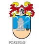 Llavero heráldico - TOLEDO - Personalizado con apellido, escudo de la familia y breve descripción del origen genealógico.
