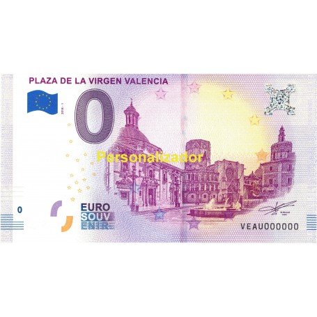 Billete Zero EURO Valencia